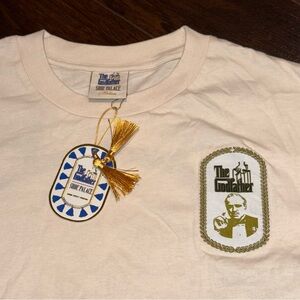 NWT! The GODFATHER x Shoe Palace Movie Promo T-Shirt Mens Size M Beige